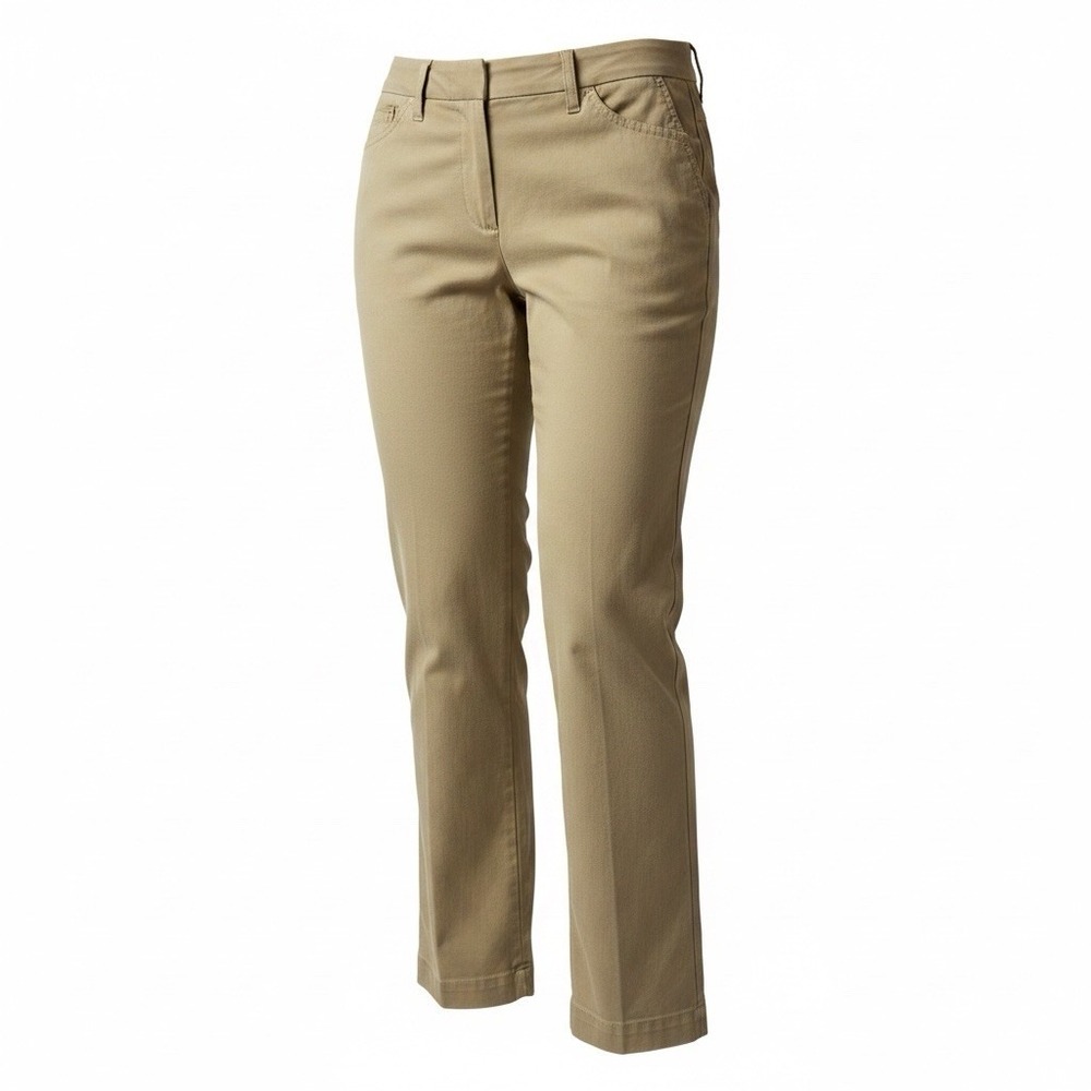 J. Jill Dress Pants Womens 4 Beige Genuine Fit Below Waist Straight Leg 29x26